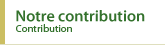 Notre contribution
